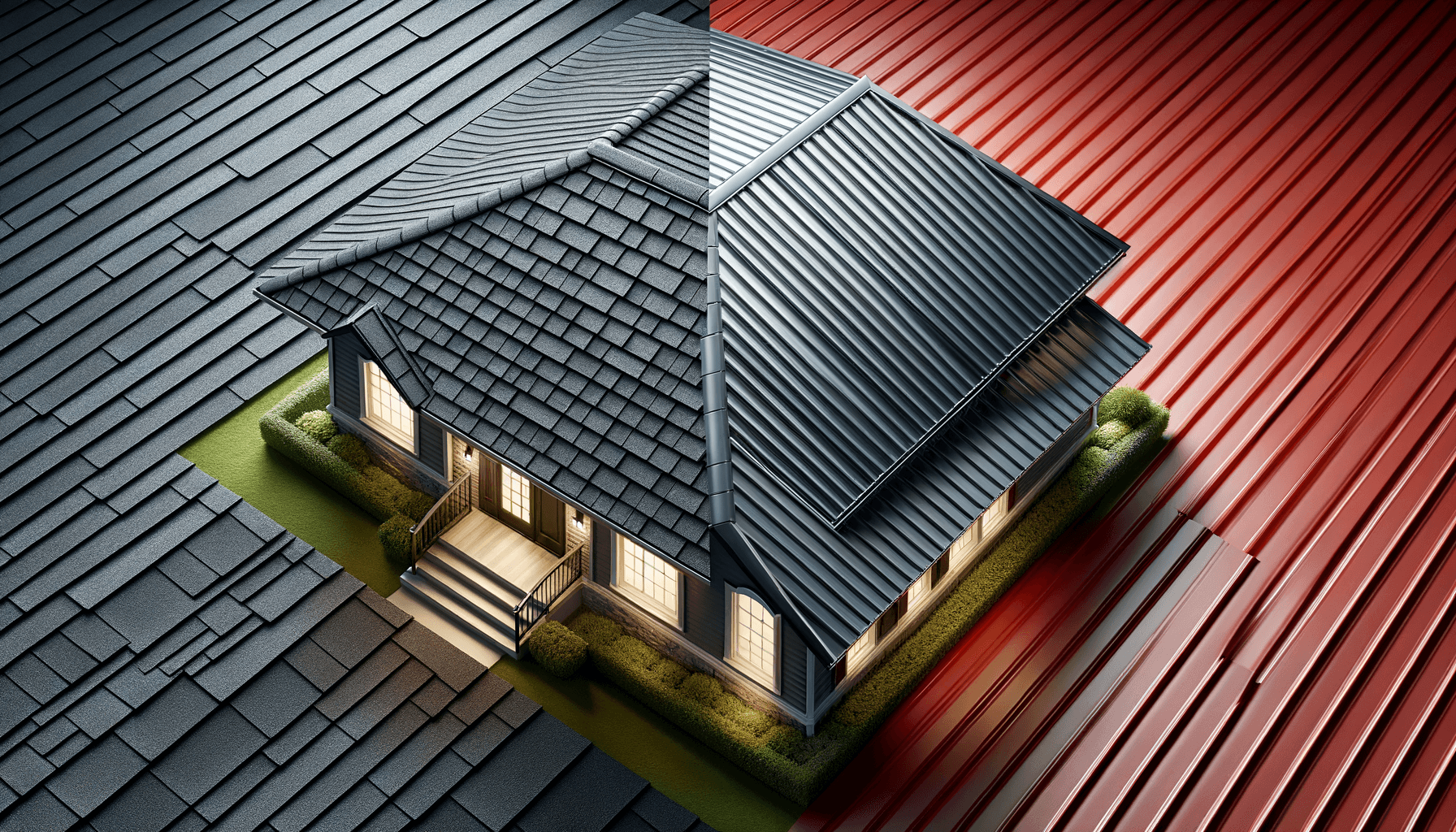 Tejas de Asfalto vs. Techos de Metal: Comparación de Costo y Durabilidad 2025